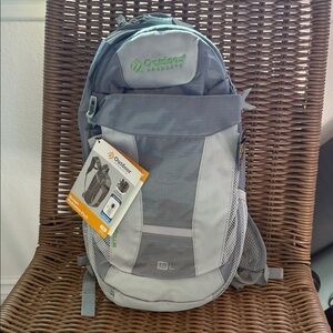 Gray and Green Outdoor Products Backpack